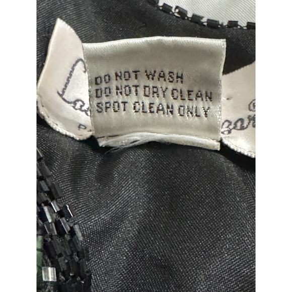 Laurence Kazar Women's Top Silk Beaded Multi Colored Sleeveless M Festival - Picture 9 of 9